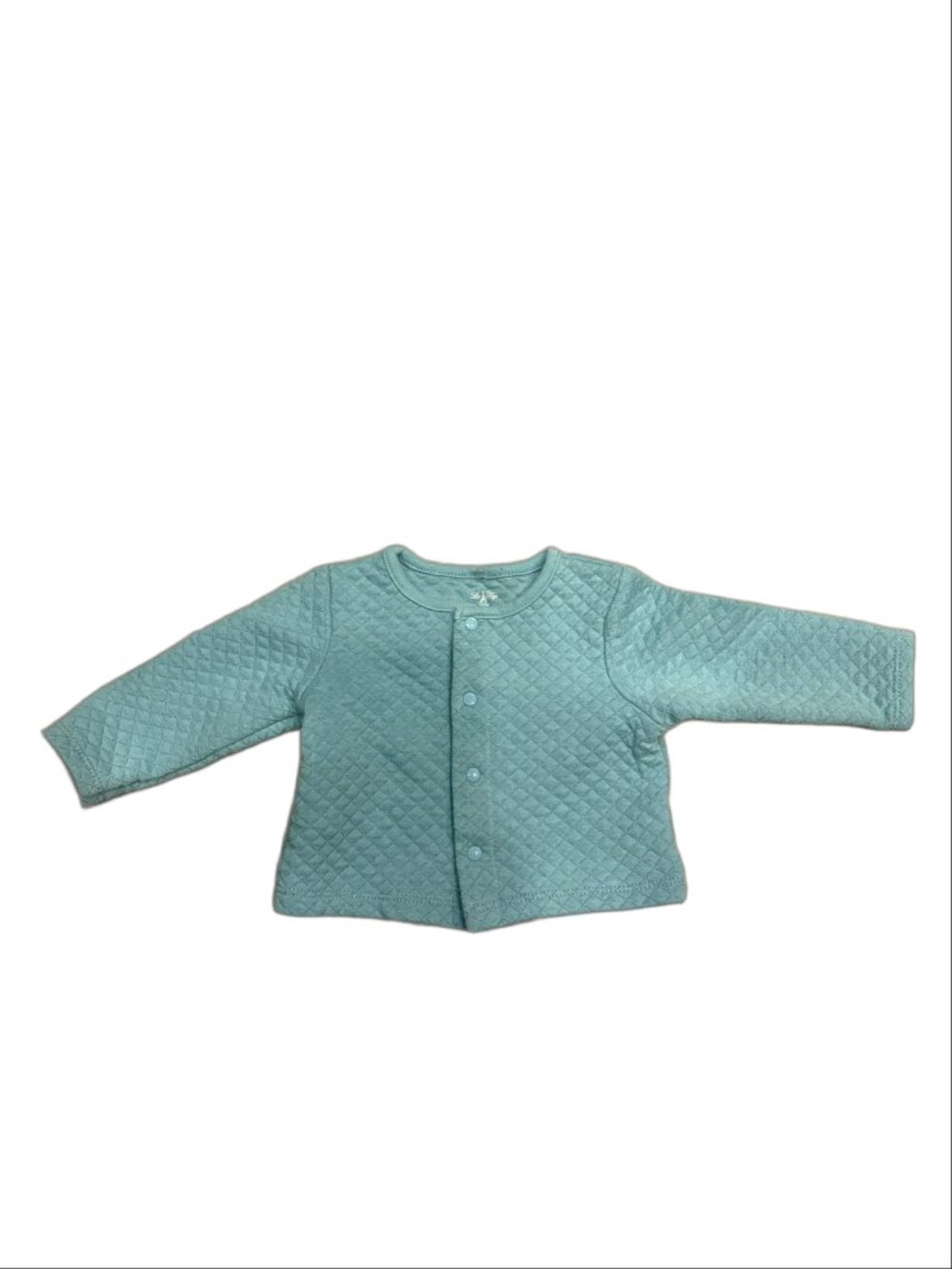Le Top Bébé Quilted Snap-Front Baby Cardigan Jacket (Size 3-6M)